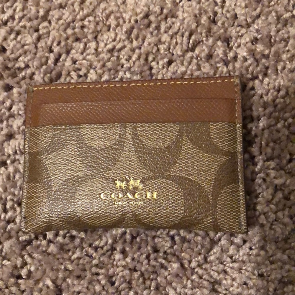 Coach card holder